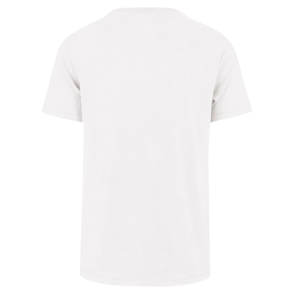 Men's '47 Cream Indianapolis Colts Overrun Franklin Throwback T-Shirt