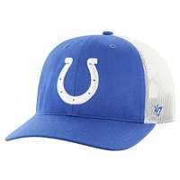 Men's '47 Royal/White Indianapolis Colts Team Unstructured Trucker Adjustable Hat