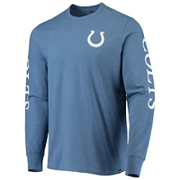 Men's '47 Royal Indianapolis Colts Franklin Long Sleeve T-Shirt
