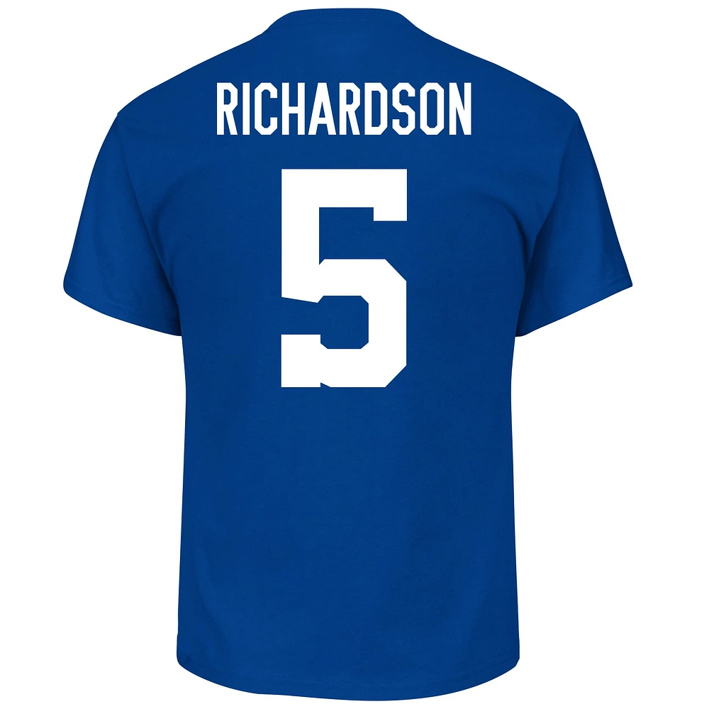 Fanatics pour hommes Anthony Richardson Royal Indianapolis Colts T-shirt avec nom et numéro de joueur grand