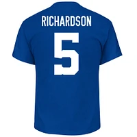 Fanatics pour hommes Anthony Richardson Royal Indianapolis Colts T-shirt avec nom et numéro de joueur grand