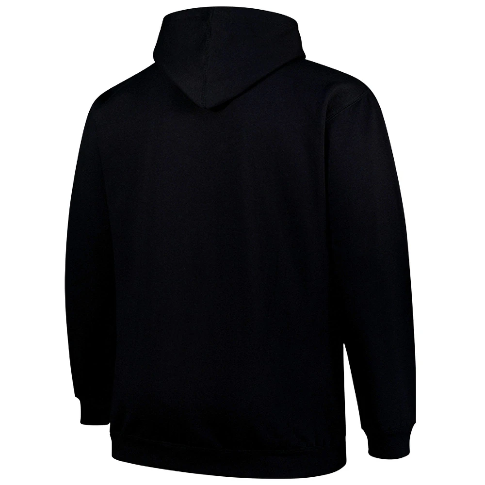 Men's Fanatics Black Indianapolis Colts Big & Tall Pop Pullover Hoodie