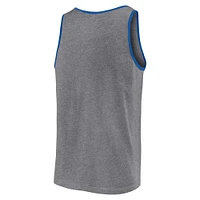 Débardeur primaire Fanatics Heather Grey Indianapolis Colts pour hommes
