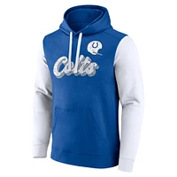 Men's Fanatics Royal Indianapolis Colts Fleece Pullover Hoodie
