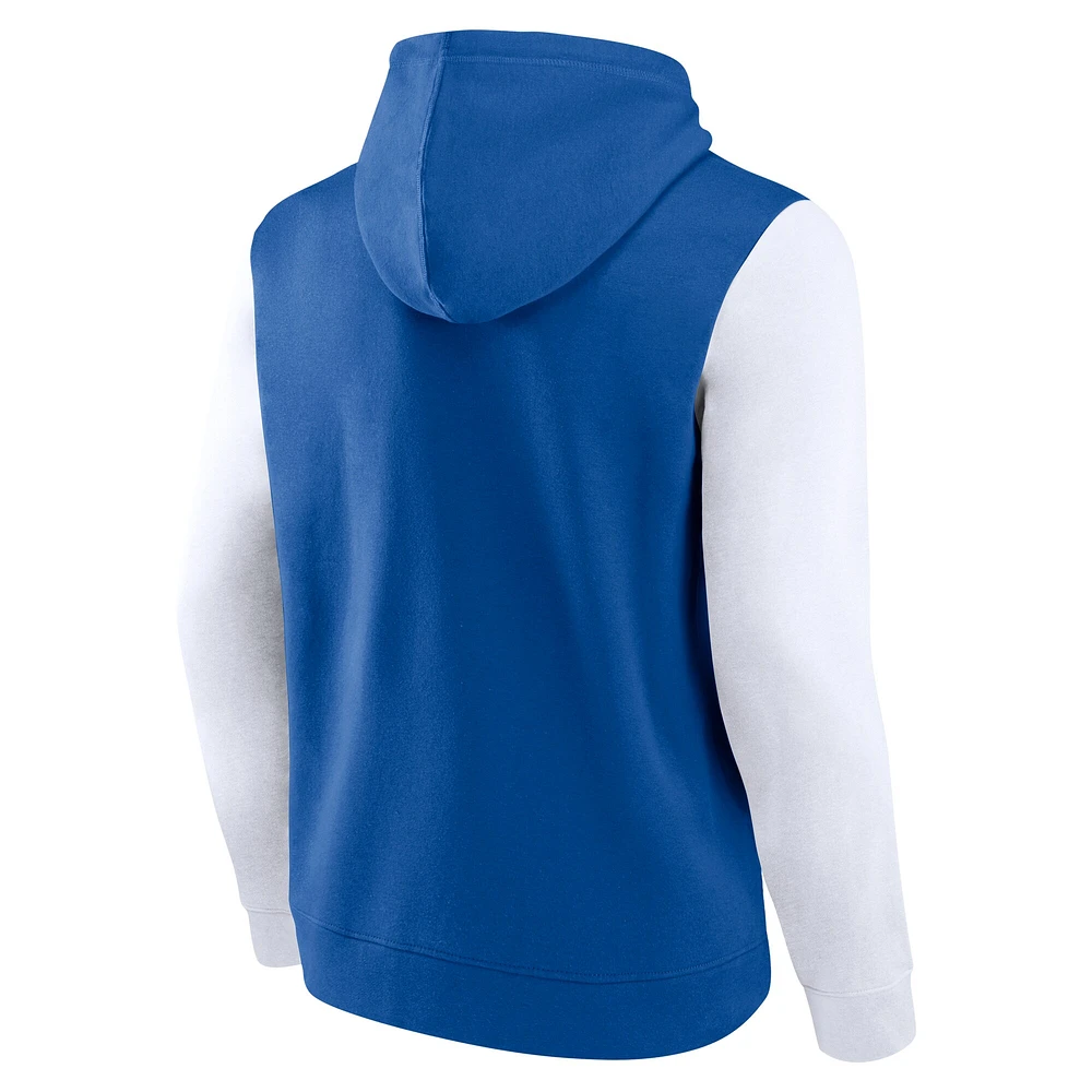 Men's Fanatics Royal Indianapolis Colts Fleece Pullover Hoodie