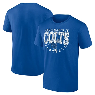 T-shirt Game Of Inches Fanatics Royal Indianapolis Colts pour hommes