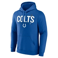 Men's Fanatics Royal Indianapolis Colts Pylon Outline Pullover Hoodie