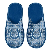Men's FOCO Indianapolis Colts Scuff Logo Slide Slippers