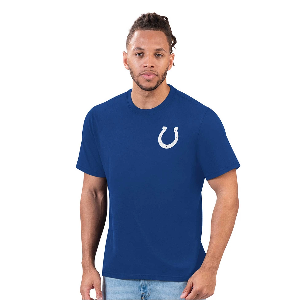 T-shirt pour homme Margaritaville Royal Indianapolis Colts Sunday Vibes