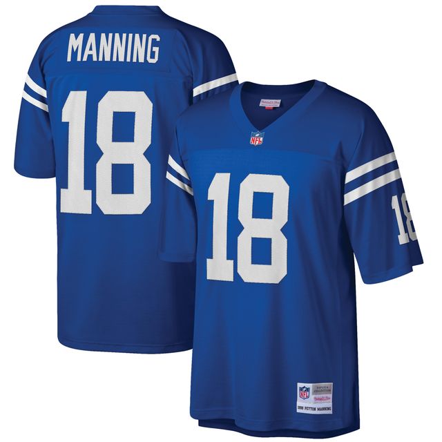 Mitchell & Ness Peyton Manning Royal Indianapolis Colts joueur à la retraite pour homme Vintage - Réplique de maillot