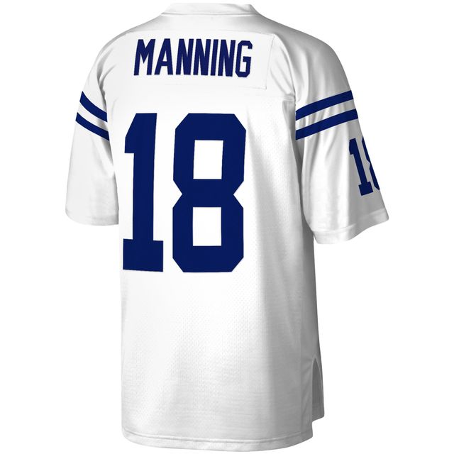 Maillot réplique Mitchell & Ness Peyton Manning blanc Indianapolis Colts Legacy pour hommes