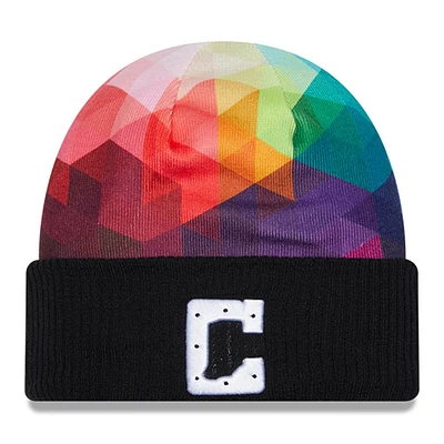 Men's New Era  Black Indianapolis Colts 2023 NFL Crucial Catch Cuffed Knit Hat