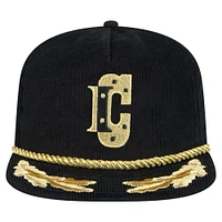 Men's New Era Black Indianapolis Colts City Originals Corduroy Skipper Golfer Snapback Hat