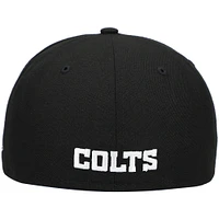 Men's New Era Black Indianapolis Colts Omaha 59FIFTY Fitted Hat