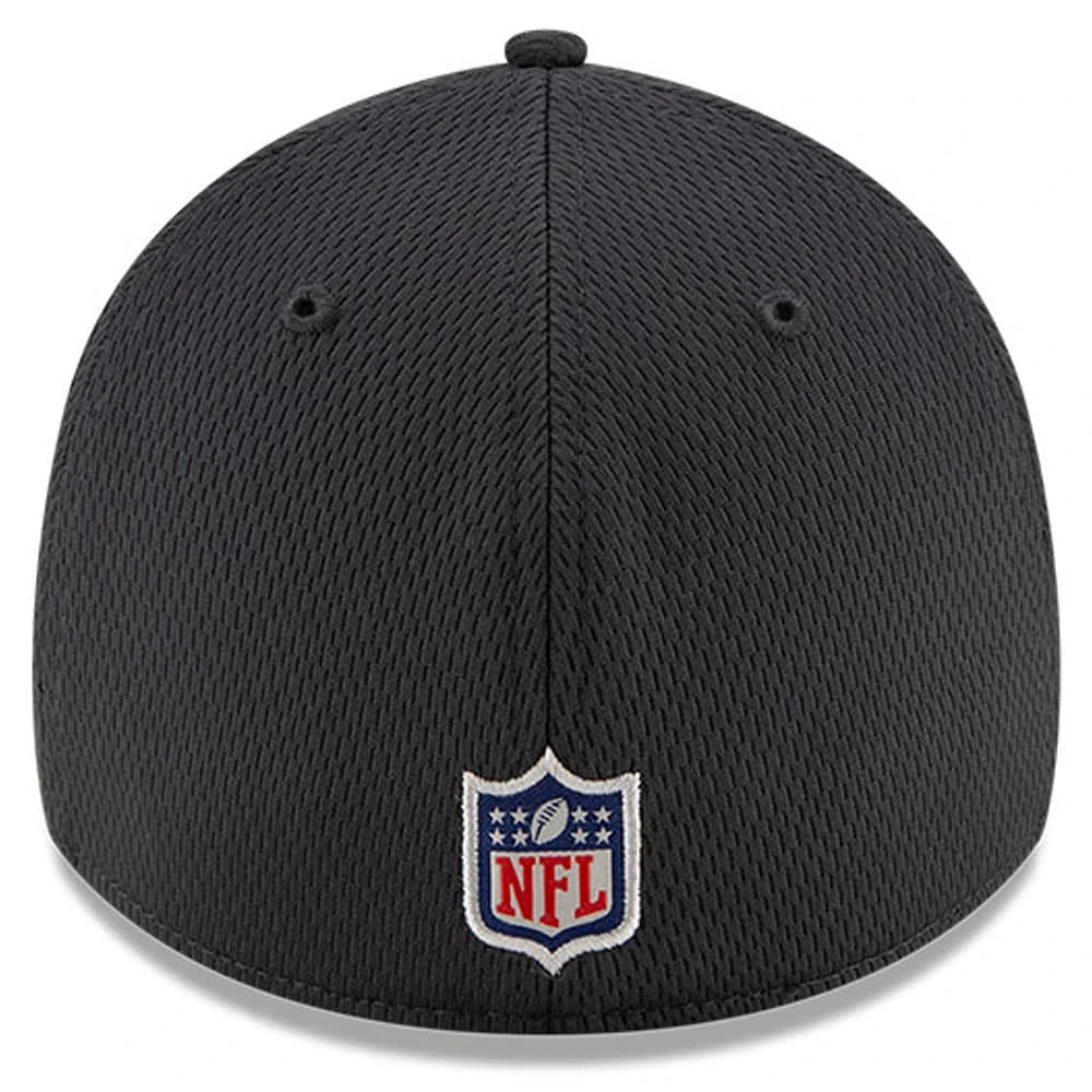 Men's New Era Charcoal Indianapolis Colts 2021 NFL Crucial Catch - 39THIRTY Flex Hat