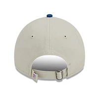 Men's New Era  Cream/Royal Indianapolis Colts 2023 Sideline Historic 9TWENTY Adjustable Hat