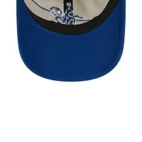 Men's New Era  Cream/Royal Indianapolis Colts 2023 Sideline Historic 9TWENTY Adjustable Hat
