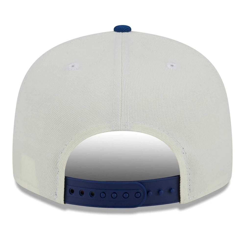 Men's New Era Cream/Royal Indianapolis Colts City Originals 9FIFTY Snapback Hat