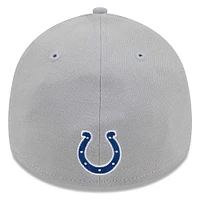 Men's New Era Gray Indianapolis Colts City Originals 39THIRTY Flex Hat