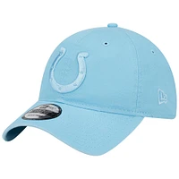 Men's New Era  Light Blue Indianapolis Colts Core Classic 2.0 Brights 9TWENTY Adjustable Hat
