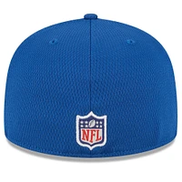 Men's New Era Royal Indianapolis Colts 2023 NFL Training Camp 59FIFTY Fitted Hat