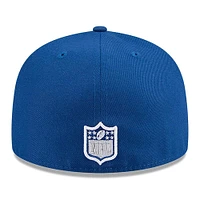 Men's New Era  Royal Indianapolis Colts 2024 NFL Draft 59FIFTY Fitted Hat