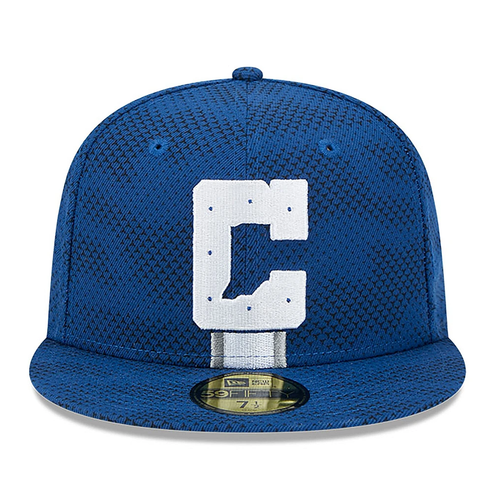 Men's New Era Royal Indianapolis Colts 2024 Sideline 59FIFTY Fitted Hat
