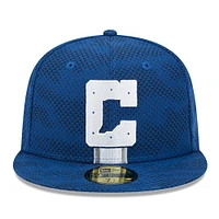 Men's New Era Royal Indianapolis Colts 2024 Sideline 59FIFTY Fitted Hat