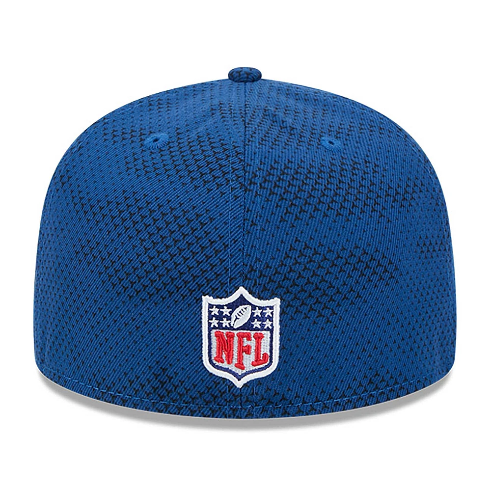 Men's New Era Royal Indianapolis Colts 2024 Sideline 59FIFTY Fitted Hat