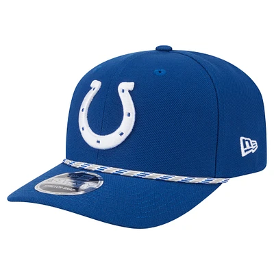 Men's New Era Royal Indianapolis Colts Gameday Multi Rope 9SEVENTY Stretch-Snap Hat
