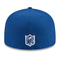 Men's New Era Royal Indianapolis Colts  Main Patch 59FIFTY Fitted Hat