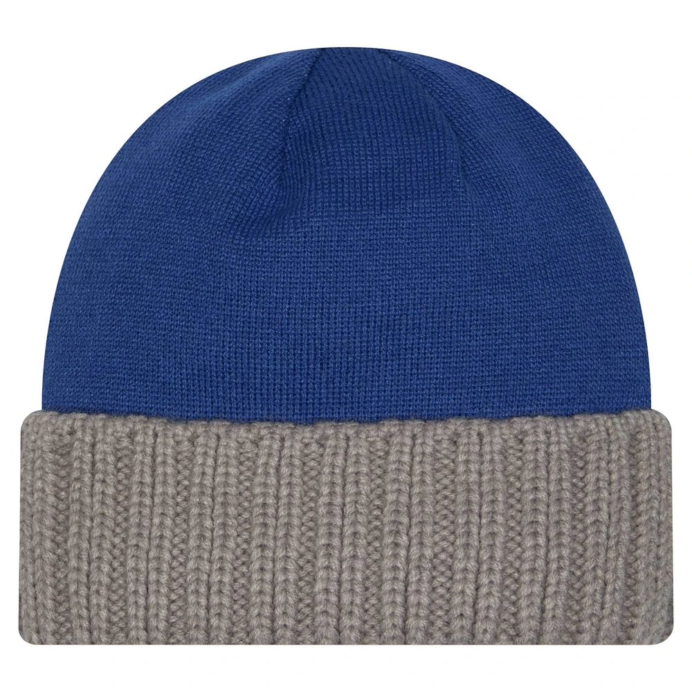 Men's New Era Royal Indianapolis Colts Oversize Cuffed Knit Hat