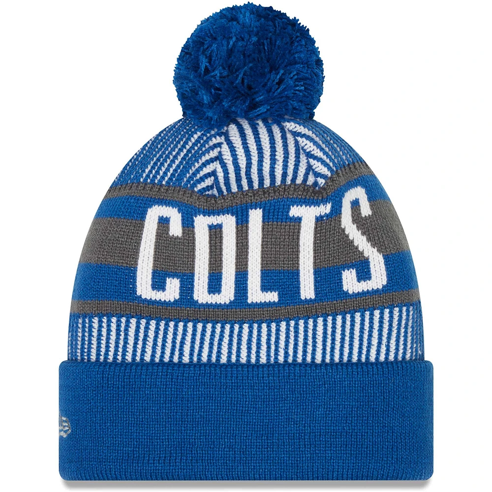 Men's New Era Royal Indianapolis Colts Striped
