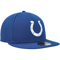 Men's New Era Royal Indianapolis Colts Team Basic 59FIFTY Fitted Hat