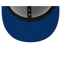 Men's New Era Stone/Royal Indianapolis Colts 2024 Sideline Historic 9FIFTY Snapback Hat