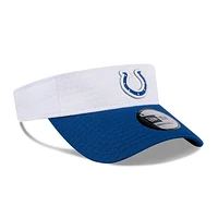 Visière réglable New Era pour homme, blanc/Royal Indianapolis Colts 2024 NFL Training Camp