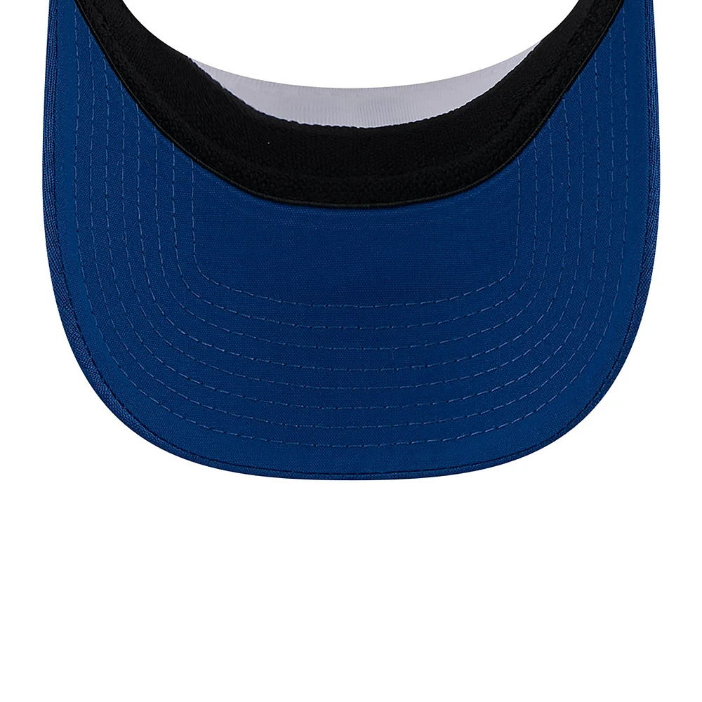 Visière réglable New Era pour homme, blanc/Royal Indianapolis Colts 2024 NFL Training Camp