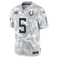 Maillot Nike Anthony Richardson Arctic Camo Indianapolis Colts 2024 Salute to Service Limited pour homme