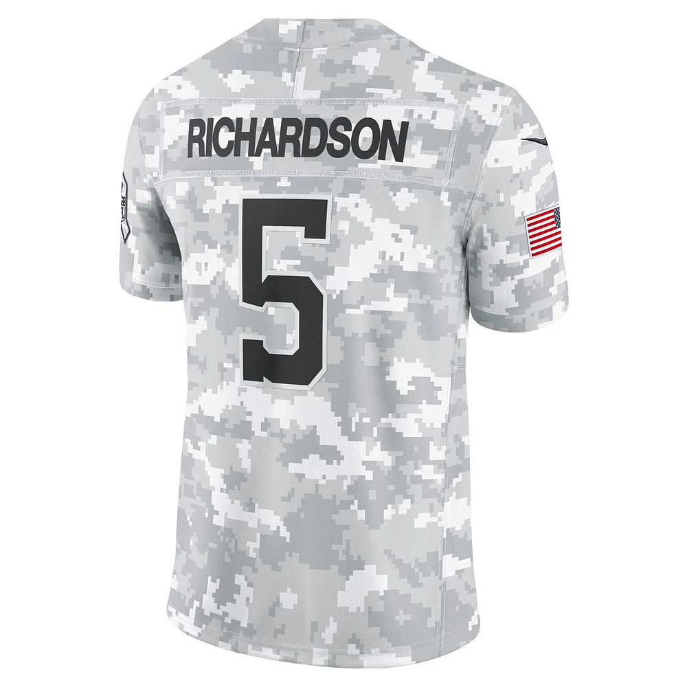 Maillot Nike Anthony Richardson Arctic Camo Indianapolis Colts 2024 Salute to Service Limited pour homme
