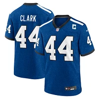 Maillot de match alternatif Nike Dallas Clark bleu pour homme des Indianapolis Colts, joueur retraité