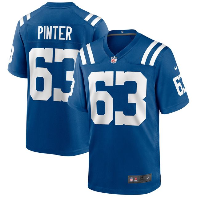 Maillot de match Nike Danny Pinter Royal Indianapolis Colts pour homme