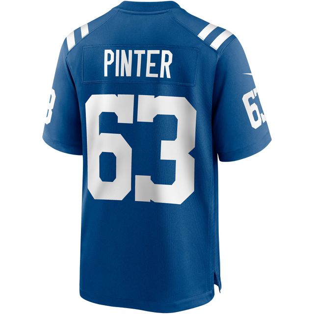 Maillot de match Nike Danny Pinter Royal Indianapolis Colts pour homme