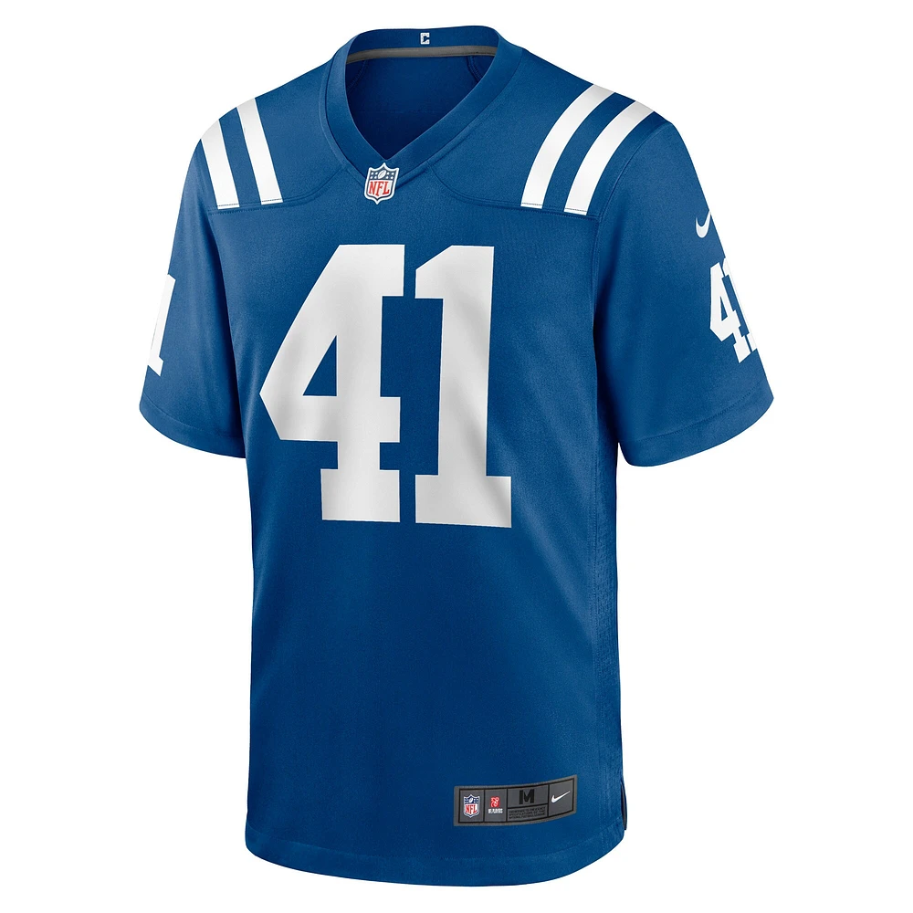 Men's Nike Grant Stuard Royal Indianapolis Colts Game Player Jersey