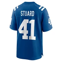 Men's Nike Grant Stuard Royal Indianapolis Colts Game Player Jersey