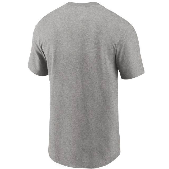 T-shirt à logo principal Indianapolis Colts Nike pour homme, gris chiné