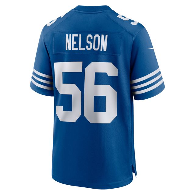 Maillot de match alternatif Nike Quenton Nelson Royal Indianapolis Colts pour homme