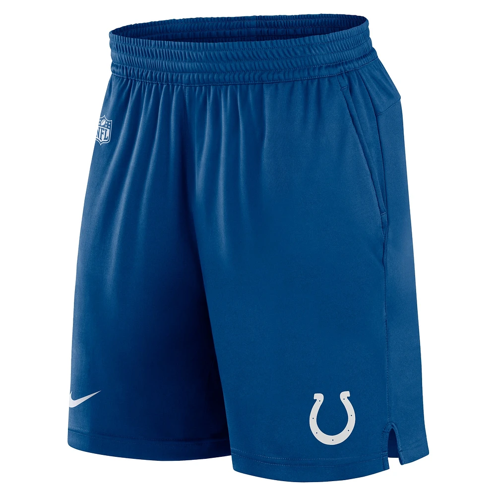 Men's Nike Royal Indianapolis Colts Sideline Performance Shorts