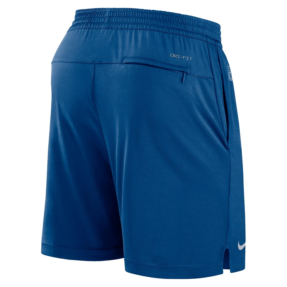 Men's Nike Royal Indianapolis Colts Sideline Performance Shorts