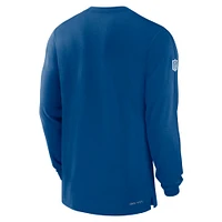 Men's Nike Royal Indianapolis Colts Sideline Player Performance Long Sleeve T-Shirt