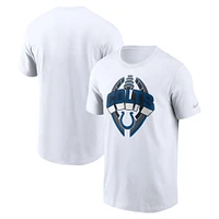 T-shirt Nike blanc pour homme, modèle Legend Icon Performance des Indianapolis Colts